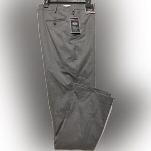 Roundtree & Yorke Gray Dress Pants Flat Front